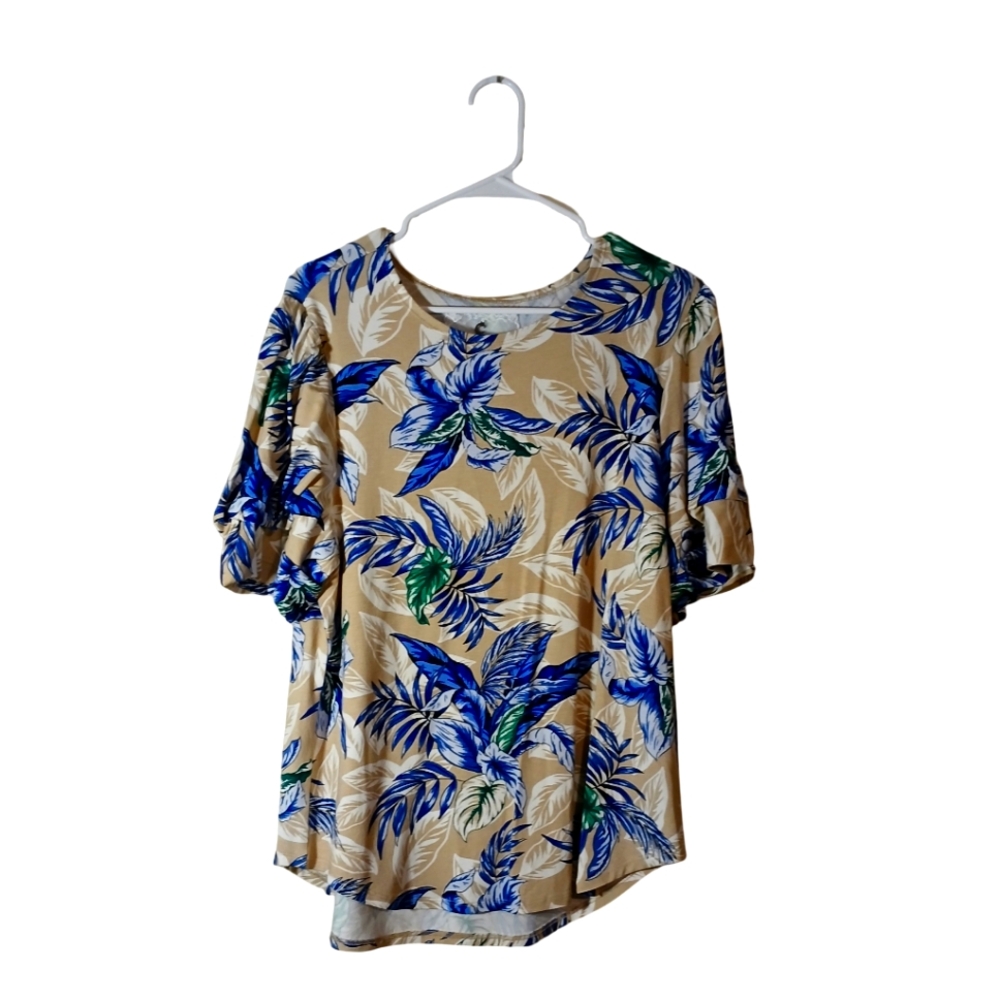 Cupio Floral Print Women's Top NWT
